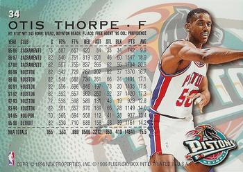 1996-97 Fleer #34 Otis Thorpe Back