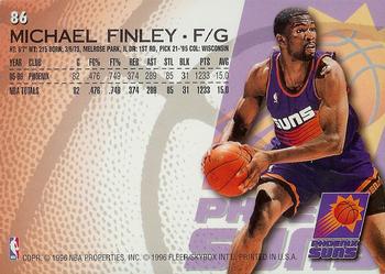 1996-97 Fleer #86 Michael Finley Back
