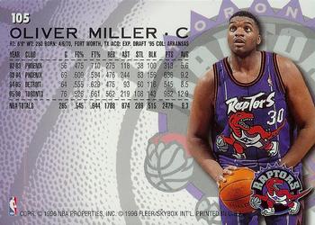 1996-97 Fleer #105 Oliver Miller Back