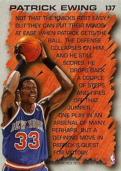 1996-97 Fleer #137 Patrick Ewing Back