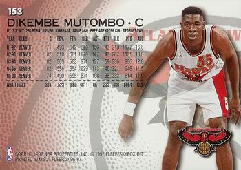 1996-97 Fleer #153 Dikembe Mutombo Back