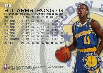 1996-97 Fleer #185 B.J. Armstrong Back