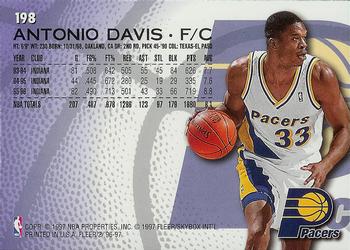 1996-97 Fleer #198 Antonio Davis Back