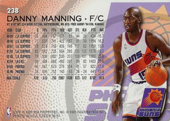 1996-97 Fleer #238 Danny Manning Back