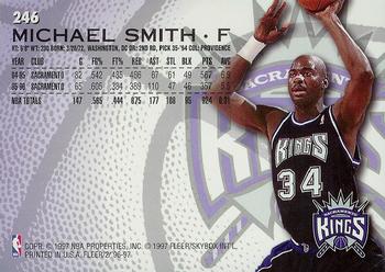 1996-97 Fleer #246 Michael Smith Back