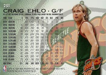 1996-97 Fleer #251 Craig Ehlo Back
