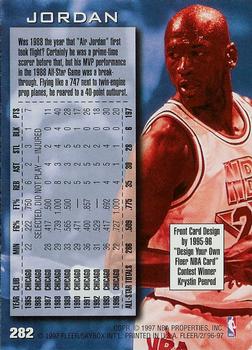 1996-97 Fleer #282 Michael Jordan Back