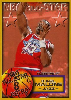 1996-97 Fleer #284 Karl Malone Front