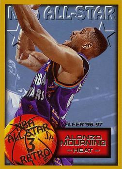 1996-97 Fleer #292 Alonzo Mourning Front