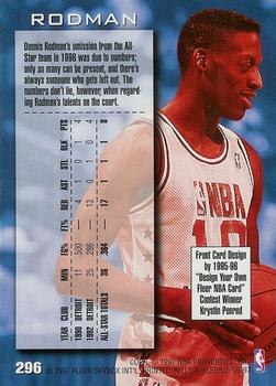 1996-97 Fleer #296 Dennis Rodman Back