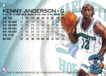 1996-97 Fleer #9 Kenny Anderson Back