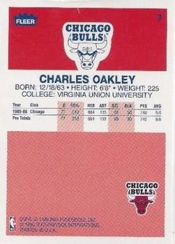 1996-97 Fleer - Decade of Excellence #7 Charles Oakley Back