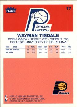 1996-97 Fleer - Decade of Excellence #17 Wayman Tisdale Back