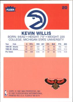 1996-97 Fleer - Decade of Excellence #20 Kevin Willis Back