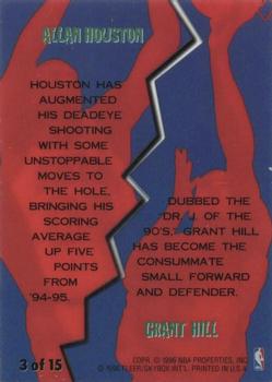 1996-97 Fleer - Game Breakers #3 Grant Hill / Allan Houston Back
