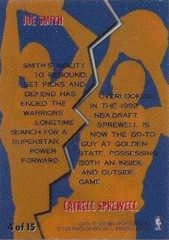 1996-97 Fleer - Game Breakers #4 Joe Smith / Latrell Sprewell Back