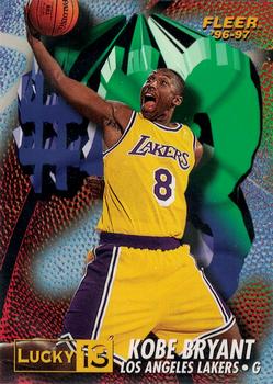 1996-97 Fleer - Lucky 13 #13 Kobe Bryant Front