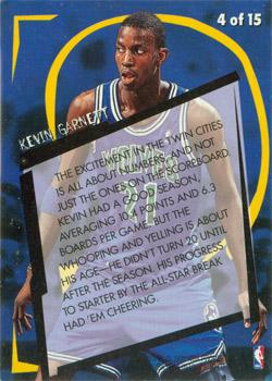 1996-97 Fleer - Rookie Rewind #4 Kevin Garnett Back