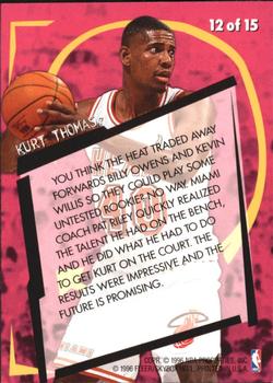 1996-97 Fleer - Rookie Rewind #12 Kurt Thomas Back