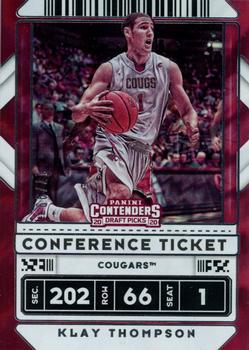 2020 Panini Contenders Draft Picks - Conference Ticket #6 Klay Thompson Front