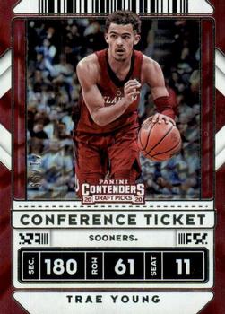 2020 Panini Contenders Draft Picks - Conference Ticket #23 Trae Young Front