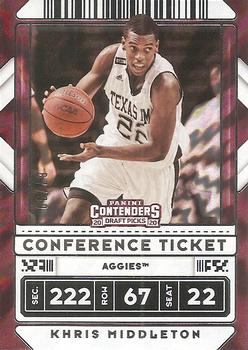 2020 Panini Contenders Draft Picks - Conference Ticket #30 Khris Middleton Front