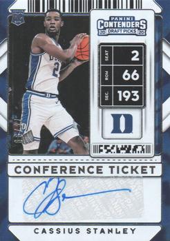 2020 Panini Contenders Draft Picks - Conference Ticket #99 Cassius Stanley Front
