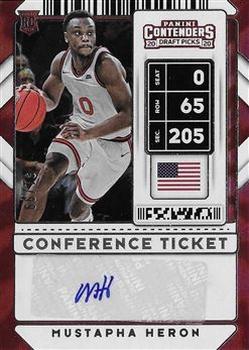 2020 Panini Contenders Draft Picks - Conference Ticket #111 Mustapha Heron Front