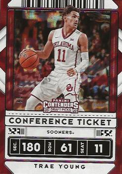 2020 Panini Contenders Draft Picks - Conference Finals Ticket #23 Trae Young Front