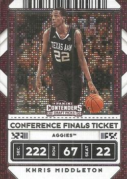 2020 Panini Contenders Draft Picks - Conference Finals Ticket #30 Khris Middleton Front