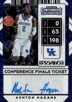 2020 Panini Contenders Draft Picks - Conference Finals Ticket #98 Ashton Hagans Front