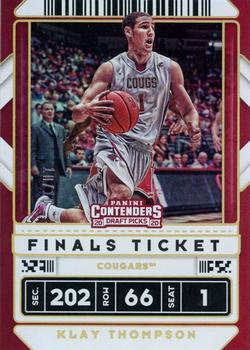 2020 Panini Contenders Draft Picks - Finals Ticket #6 Klay Thompson Front