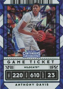 2020 Panini Contenders Draft Picks - Game Ticket Green Explosion #7 Anthony Davis Front