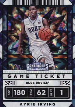 2020 Panini Contenders Draft Picks - Game Ticket Green Explosion #11 Kyrie Irving Front