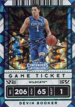 2020 Panini Contenders Draft Picks - Game Ticket Green Explosion #20 Devin Booker Front