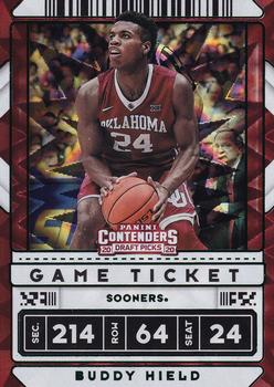 2020 Panini Contenders Draft Picks - Game Ticket Green Explosion #24 Buddy Hield Front