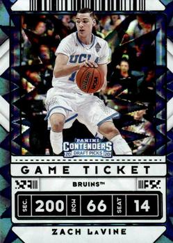 2020 Panini Contenders Draft Picks - Game Ticket Green Explosion #25 Zach LaVine Front