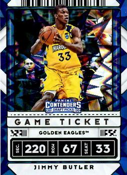 2020 Panini Contenders Draft Picks - Game Ticket Green Explosion #32 Jimmy Butler Front