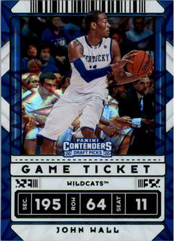 2020 Panini Contenders Draft Picks - Game Ticket Green Explosion #34 John Wall Front