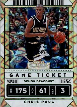 2020 Panini Contenders Draft Picks - Game Ticket Green Explosion #38 Chris Paul Front