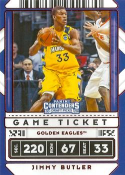 2020 Panini Contenders Draft Picks - Game Ticket Red #32 Jimmy Butler Front