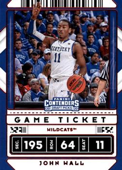 2020 Panini Contenders Draft Picks - Game Ticket Red #34 John Wall Front