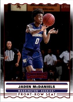 2020 Panini Contenders Draft Picks - Front-Row Seats Red #SS-16 Jaden McDaniels Front