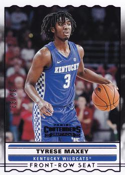 2020 Panini Contenders Draft Picks - Front-Row Seats Purple #SS-9 Tyrese Maxey Front