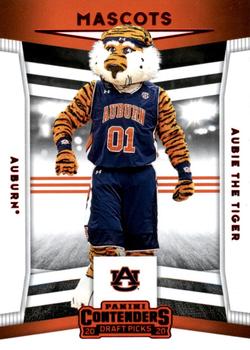 2020 Panini Contenders Draft Picks - Mascots Red #8 Aubie The Tiger Front