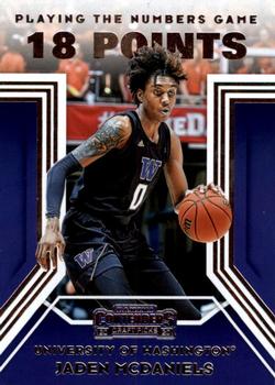 2020 Panini Contenders Draft Picks - Playing the Numbers Game #16 Jaden McDaniels Front