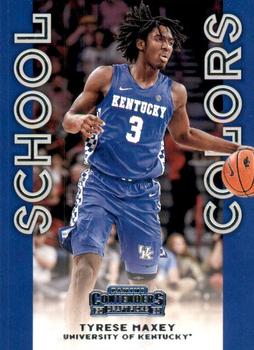 2020 Panini Contenders Draft Picks - School Colors #9 Tyrese Maxey Front