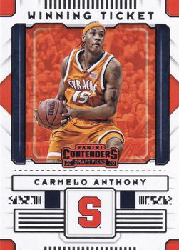2020 Panini Contenders Draft Picks - Winning Tickets #21 Carmelo Anthony Front