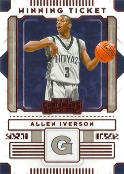 2020 Panini Contenders Draft Picks - Winning Tickets Red #36 Allen Iverson Front