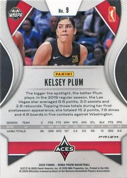 2020 Panini Prizm WNBA - Silver #9 Kelsey Plum Back